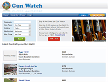 Tablet Screenshot of gunwatch.co.uk